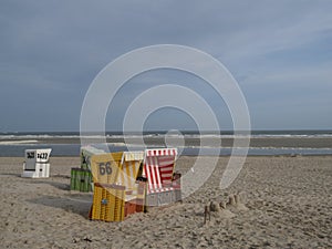 The island of langeoog in the german north sea