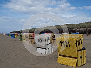 The island of langeoog in the german north sea