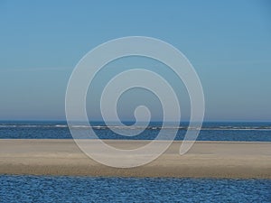 The island of Langeoog in the north sea