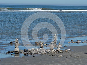 The island of Langeoog in the north sea