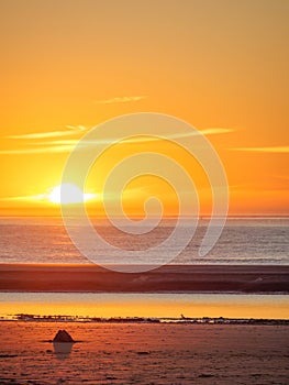 The island of Langeoog in the north sea