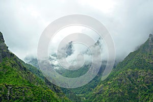 Island Madeira Mountains,Portugal