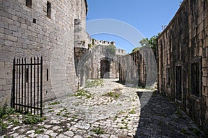 Island of Mamula fortress, the entrance to the Boka Kotorska bay, Montenegro