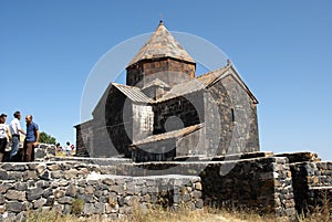 The Island Monastery or Sevanavank (church) in Sevan Island