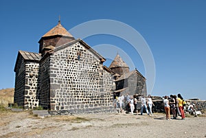 The Island Monastery or Sevanavank (church) in Sevan Island