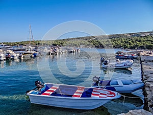 Island of Pag, camp Simuni Croatia, Adriatic sea