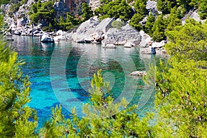 Island paradise in Adriatic Sea of Croatia