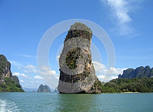 Island in Phang Nga Bay, Thailand photo