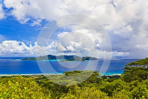 Island Praslin at Seychelles