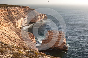 Island Rock. Coastal cliffs scenic walk. Kalbarri National Park. Western Australia. Australia