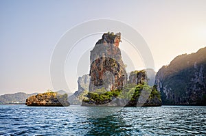 Island and rock in Thailand