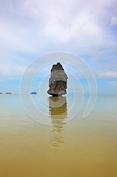 The island Sail Rock \