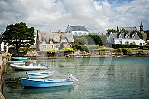 Island of Saint Cado on the River Etel, Brittany, France