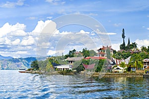 Island Samosir, Lake Toba. Sumatra