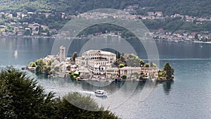 Island of san Giulio on Orta Lake