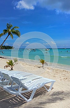 Island saona dominican republic caribian sea photo