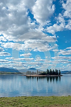 Island in the sky, Lake Jindabyne, NSW, Australia