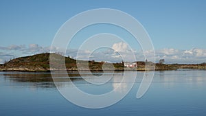 Island from Storlauvoya on the Atlantic road in More og Romsdal in Norway