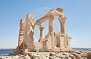 The Island Temple of New Kalabsha Outside of Aswan, Egypt