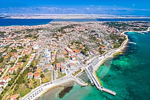 Island of Vir archipelago aerial panoramic view