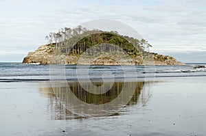Island water reflection