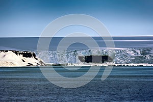 Arctic Islands Glaciers, snowfields and rock outcrops