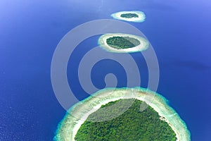 Islands in Baa Atoll, Maldives, Indian Ocean