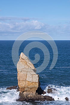 Islands in the Cantabria coastline