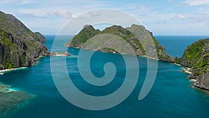 Islands in El Nido, Palawan. Philippines.