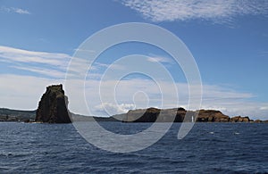 The islands of Empe and Deitado, Pico, Azores photo