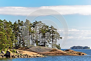 Islands in finland gulf