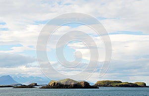 Islands in an Icelandic Fjord