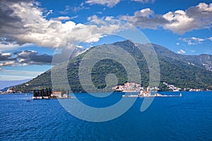 Islands off the coast of Perast photo