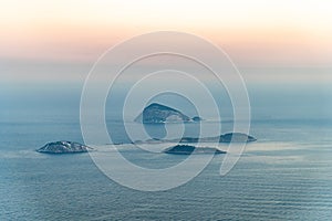 islands and rocks off the coast of Rio de Janeiro, Brazil