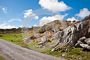 Islay road and field