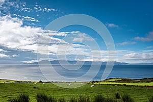 Isle of Arran under cloud