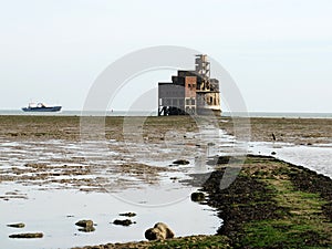 Isle of Grain Martello Tower River Medway Kent England UK