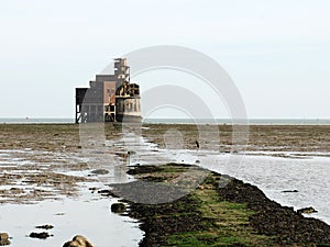 Isle of Grain Martello Tower River Medway Kent England UK