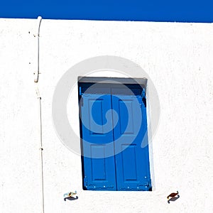 in the isle of greece antorini europe old house and white color