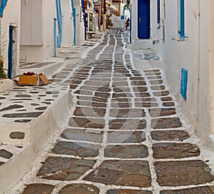 in the isle of greece antorini europe old house and white color