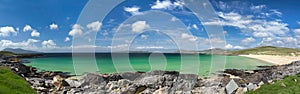 Isle of Harris beach panorama