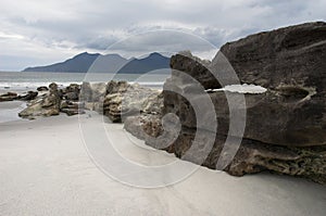 Isle of Rum from Singing Sands