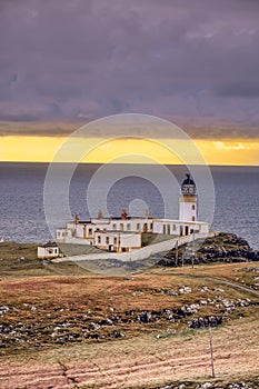 Isle of Skye landscape - Neist Point lighthouse