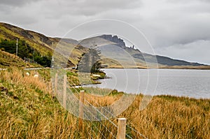 Isle of skye, Quiraing mountain, Scotland scenic landscape