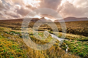 Isle of skye, Quiraing mountain, Scotland scenic landscape