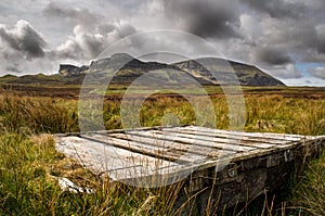 Isle of skye, Quiraing mountain, Scotland scenic landscape