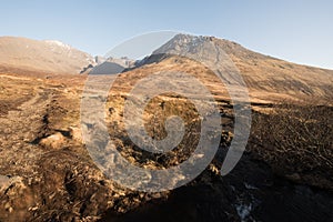 Isle of Skye in Scotland Mountains