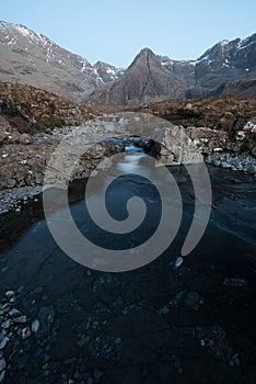 Isle of Skye in Scotland Mountains