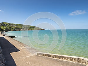 Isle of Wight coast Alum Bay next to the Needles photo