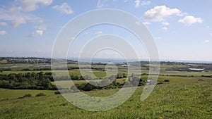 Isle of Wight view to Bembridge and Whitecliff Bay